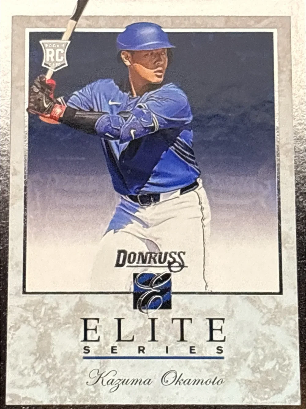 Panini Donruss Elite Series Kazuma Okamoto Rookie Baseball Card